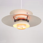 Poul Henningsen Style: Half Dome Pendant - Large White