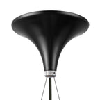 Artichoke Chandelier - Black Metal Finish - Poul Henningsen Chandelier Style - 3 Sizes