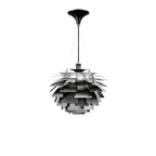 Poul Henningsen Style: Artichoke Chandelier in Black and 3 Sizes