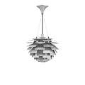 Thistle Chandelier - Brushed Aluminum - Poul Henningsen Style - 3 Sizes