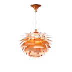 Thistle Chandelier - Brushed Rose Copper - Poul Henningsen Style - 3 Sizes