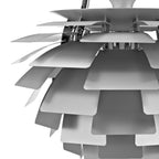 Thistle Chandelier - Brushed Aluminum - Poul Henningsen Style - 3 Sizes