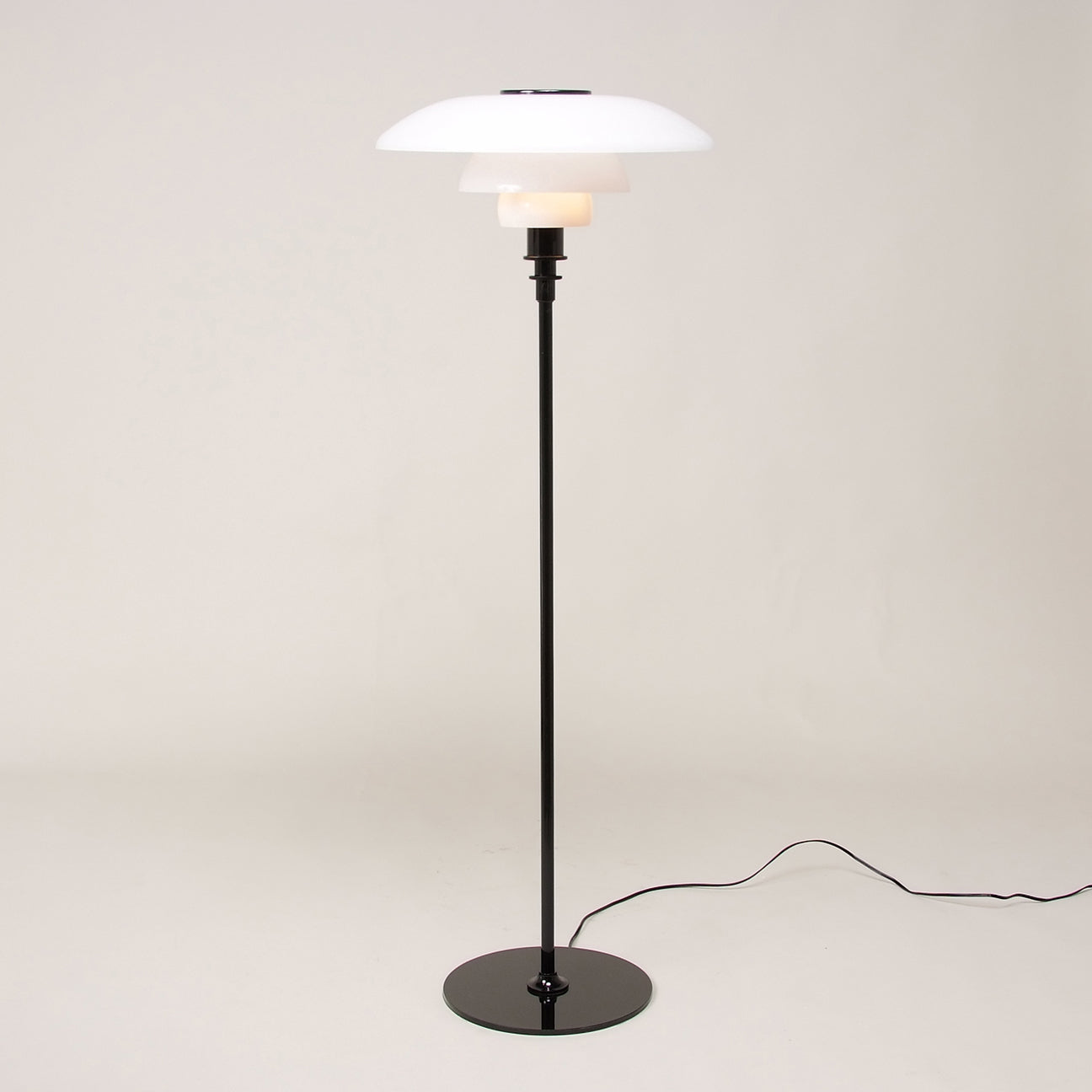 PH Glass Floor Lamp - Poul Henningsen Style