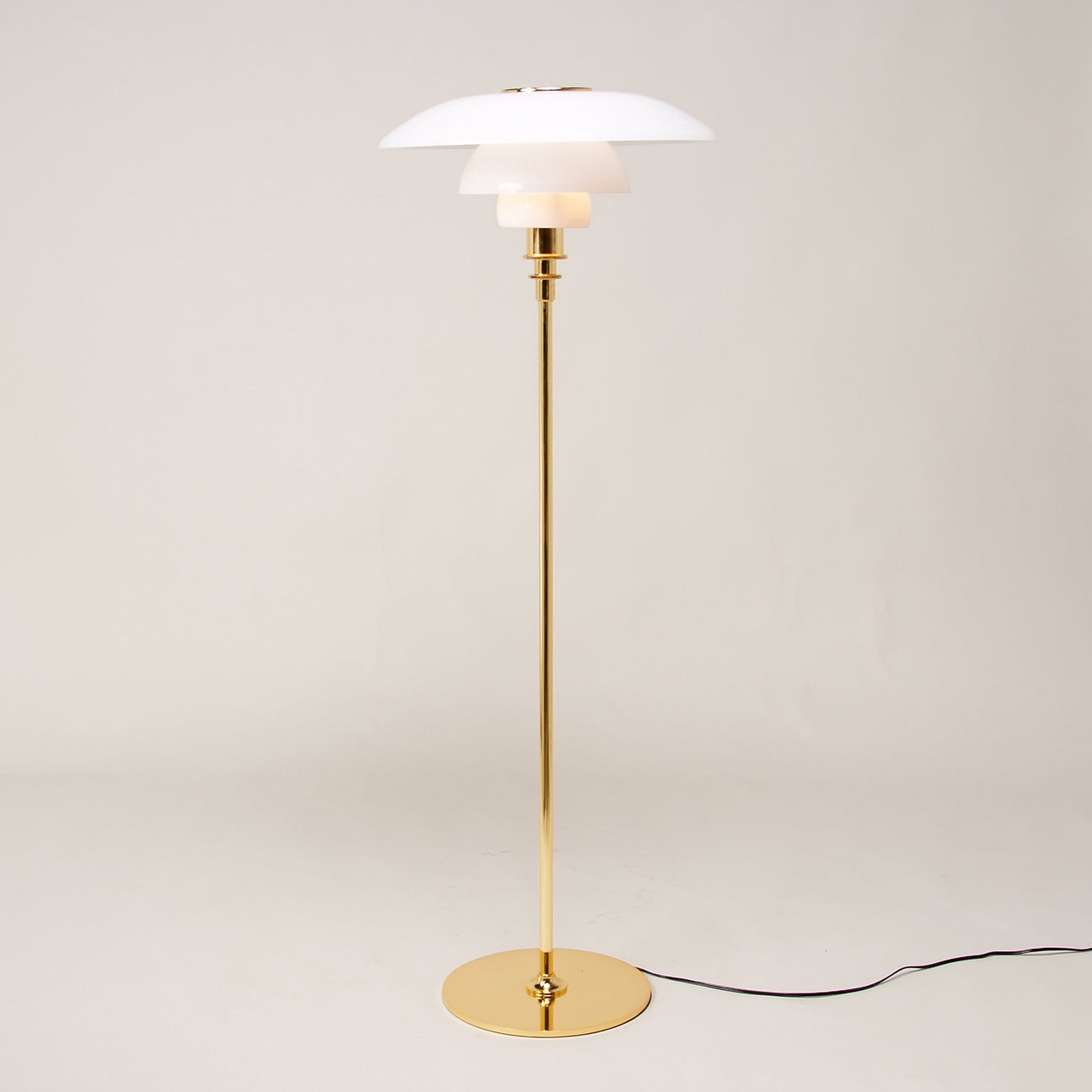 PH Glass Floor Lamp - Poul Henningsen Style