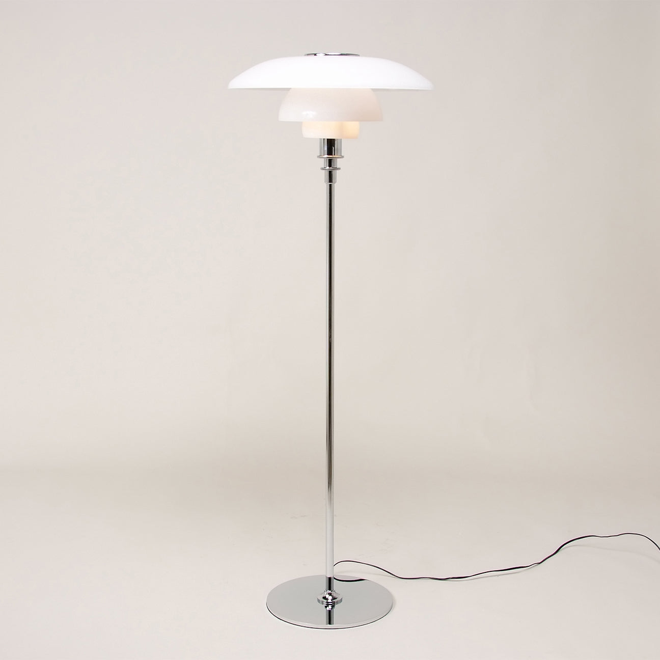 PH Glass Floor Lamp - Poul Henningsen Style