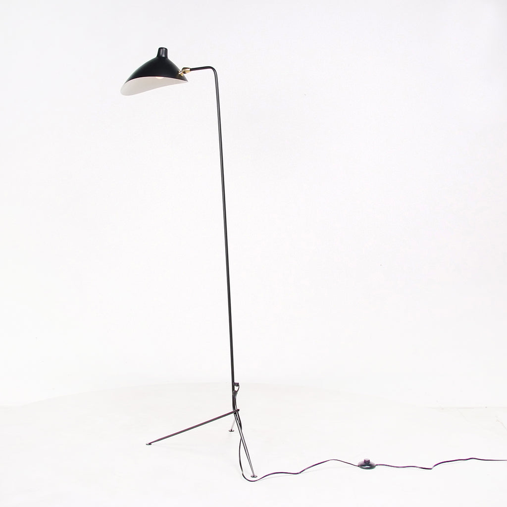 Serge Mouille Style: Single Floor Lamp - In 4 colors