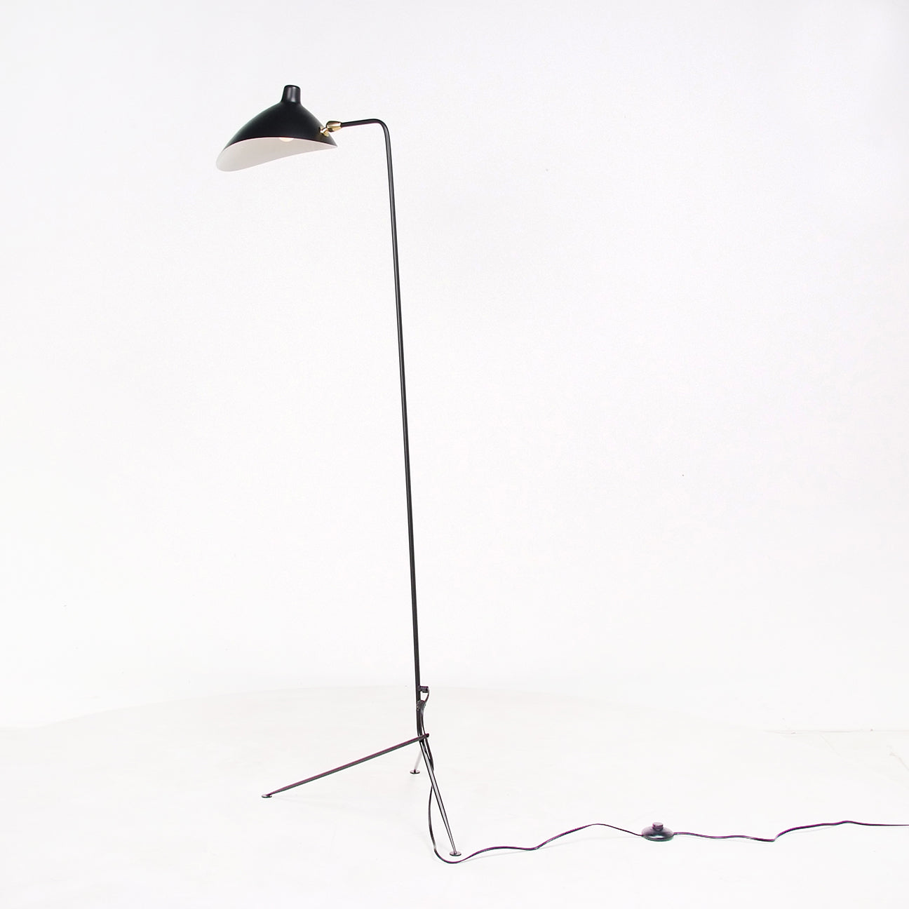 Serge Mouille Style: Single Floor Lamp