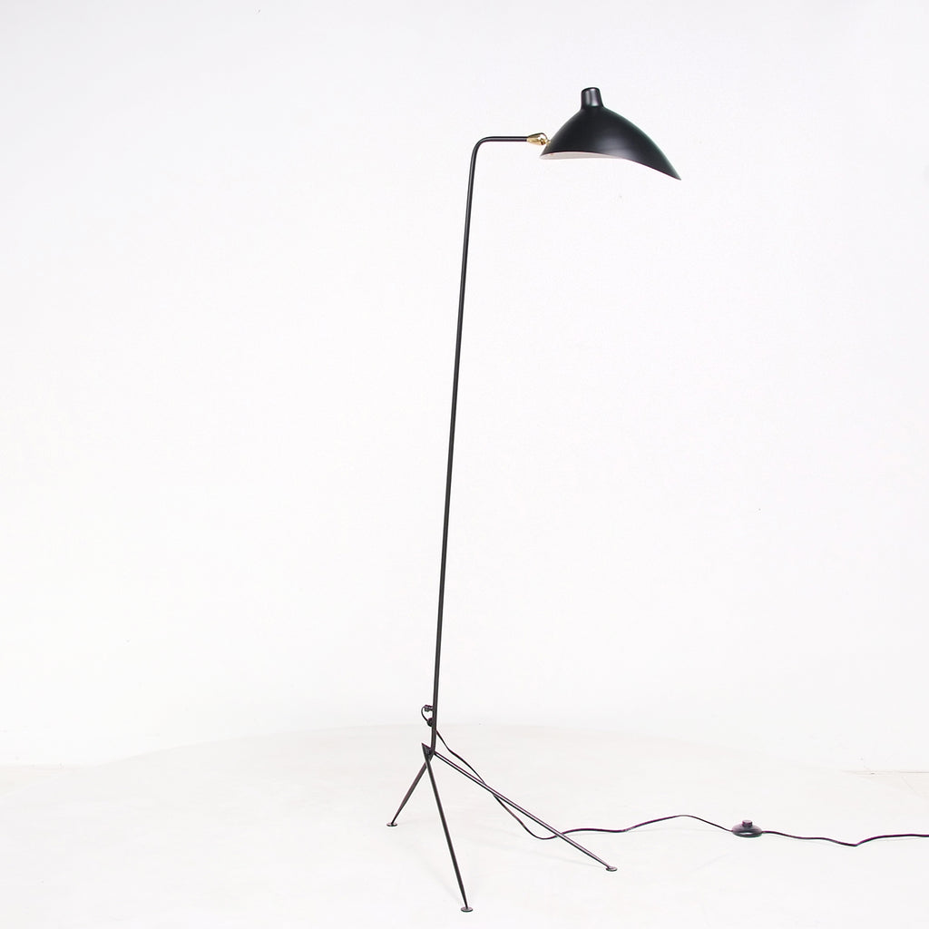 Serge Mouille Style: Single Floor Lamp - In 4 colors
