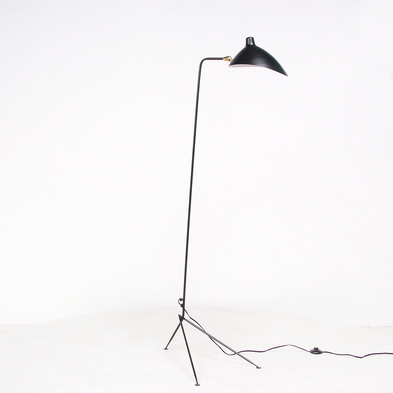 Serge Mouille Style: Single Floor Lamp - In 4 colors